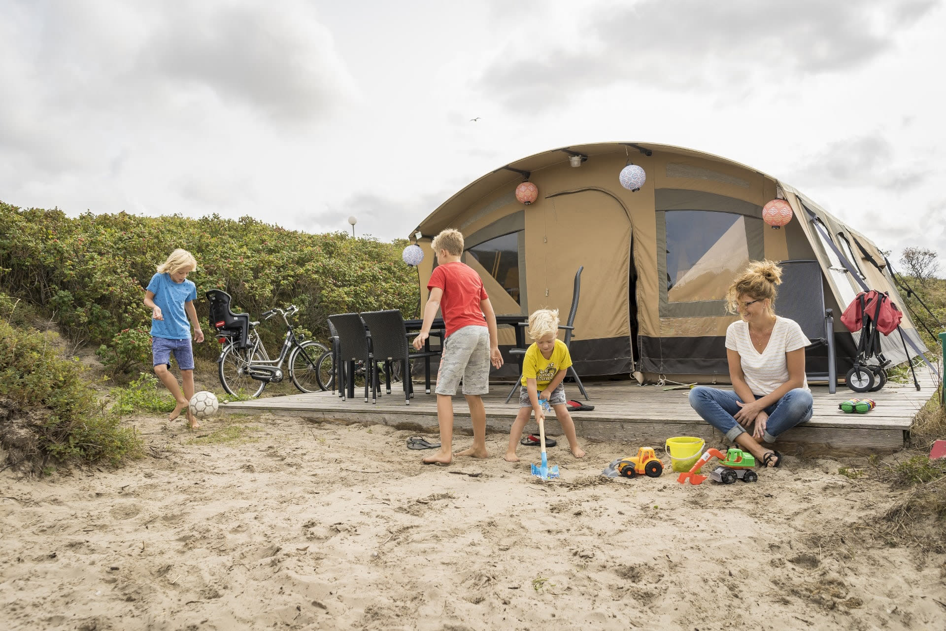 Camping Kogerstrand, ingerichte tent