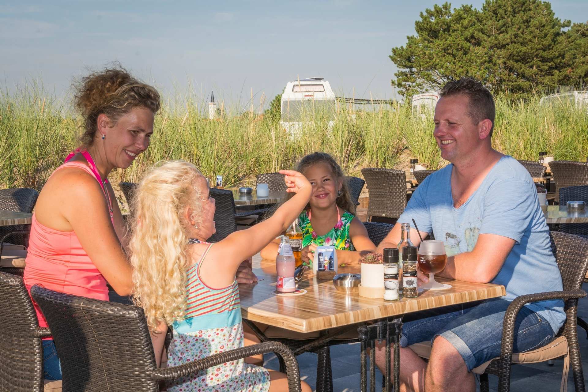 Camping Loodsmansduin, terras