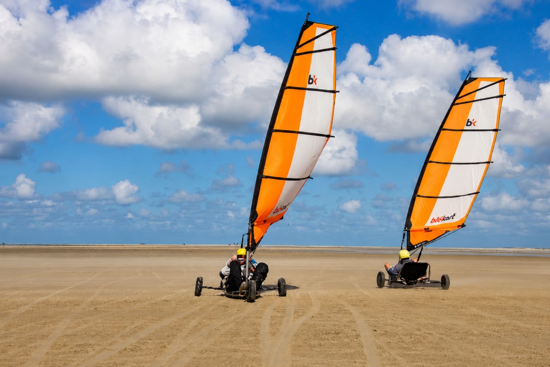 Blokarting on Texel beach